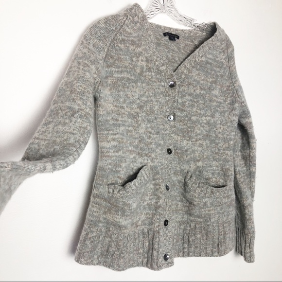 Brooks Brothers  grey wool Sweater size large - Picture 4 of 6